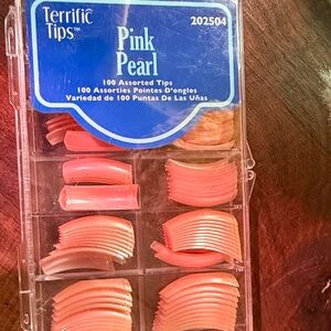 Pink Pearl Nail Tips
